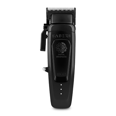 StyleCraft SC617B Saber 2.0 Professional Metal Clipper BLACK Brushless EON Motor