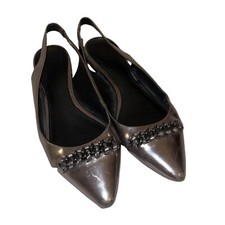 Silver Coach Ballet Flats Women s Size 6
