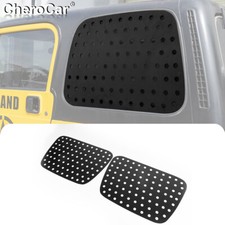 Rear Window Glass Plate Cover Exterior Accessories For Jeep Wrangler Tj 1997-06
