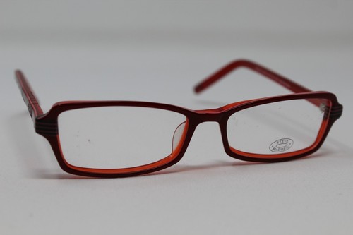 Vintage NOS Steve Madden Eyewear DS 250 Red Plastic Eyeglasses Frames  Rare 90's - Picture 2 of 7