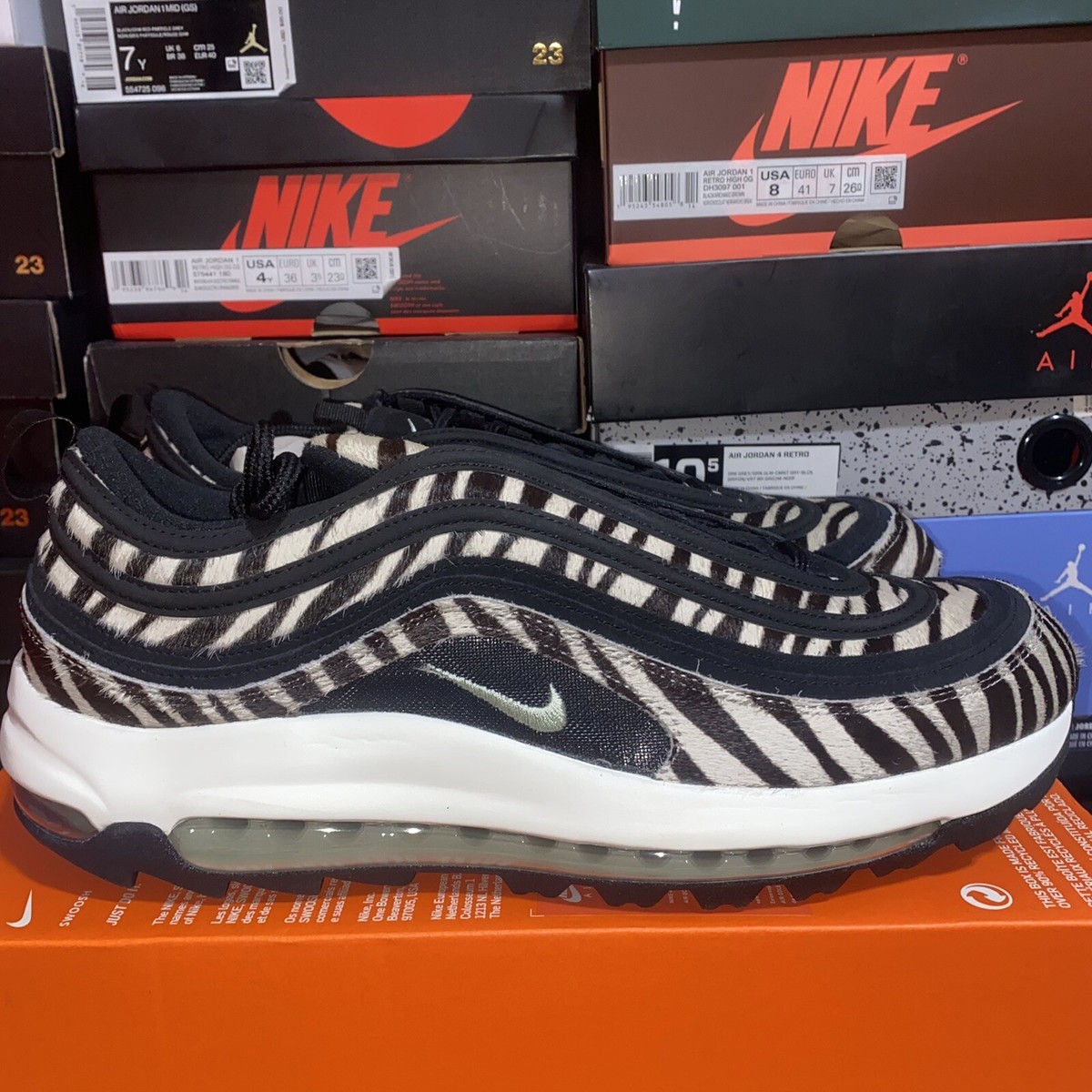 nike air max 97 black size 4