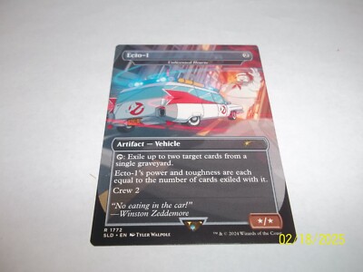 Unlicensed Hearse Ecto-1 - Ghostbusters Animated  Secret Lair x1 NM/LP