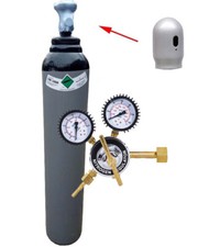 Stickstoff Wasserstoff Gasflasche 8 Liter 1,6m3 Klimaanlagen Lecktest Reduzierer