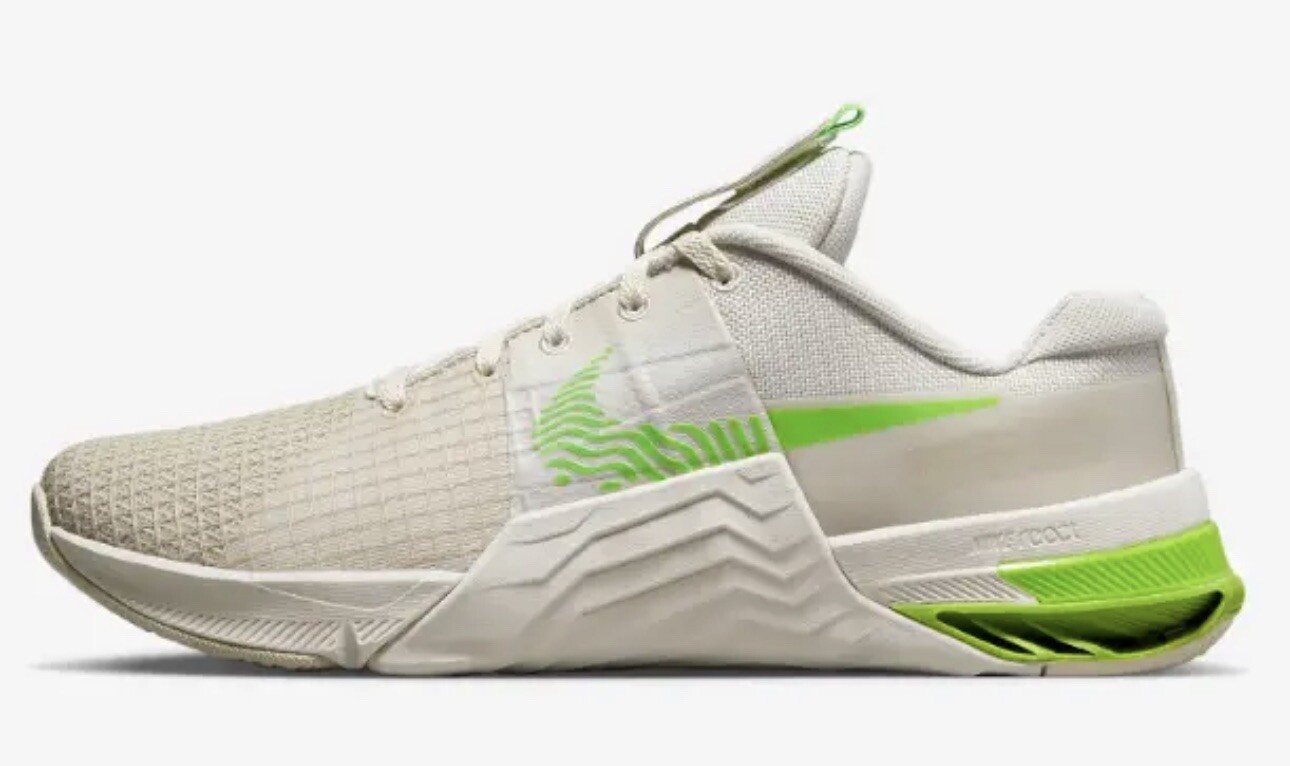 Nike Metcon 8 Men's Workout Shoe White Phantom Green Strike DO9328 006 Sz 11-13