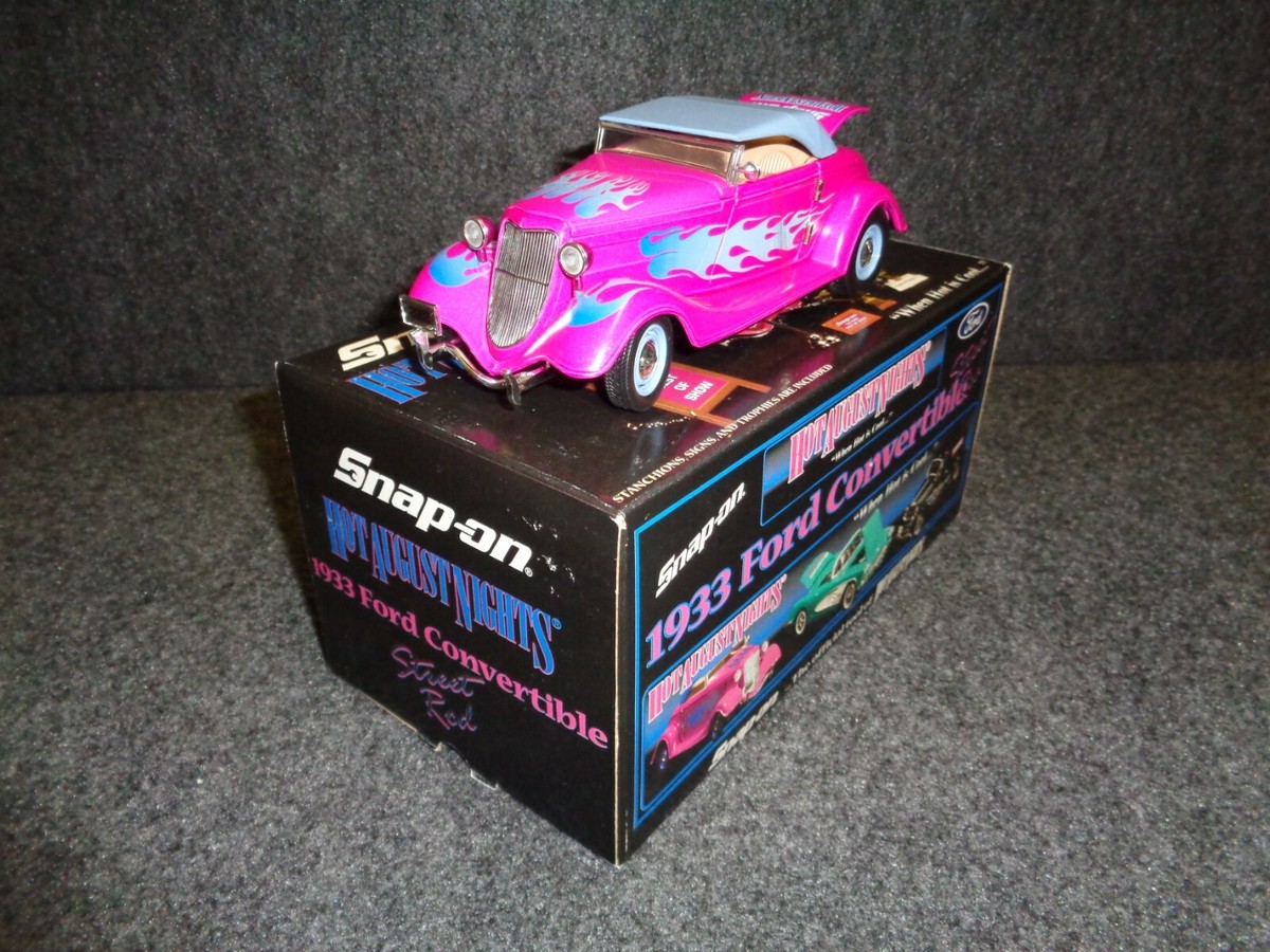 SNAP-ON TOOLS 1933 FORD CONVERTIBLE STREET ROD DIECAST CAR HOT