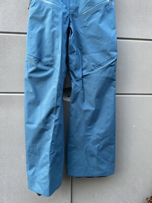 Patagonia Men's Snowdrifter Bibs Medium Navy Grey 30075 FA19 FLAW