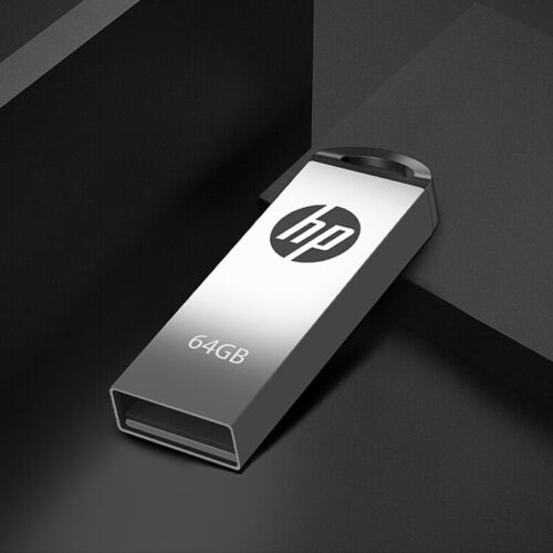 High Speed HP Silver V220W 4GB USB 2.0 Flash Drive Storage Memory Device Stick - Picture 1 of 8