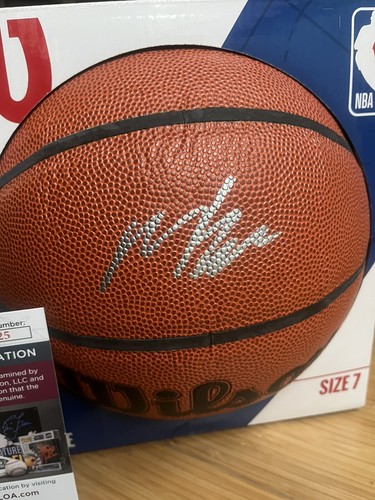 MATAS BUZELIS SIGNED OFFICIAL NBA BALL FULL SIZE BASKETBALL w/JSA COA BULLS - Picture 2 of 3
