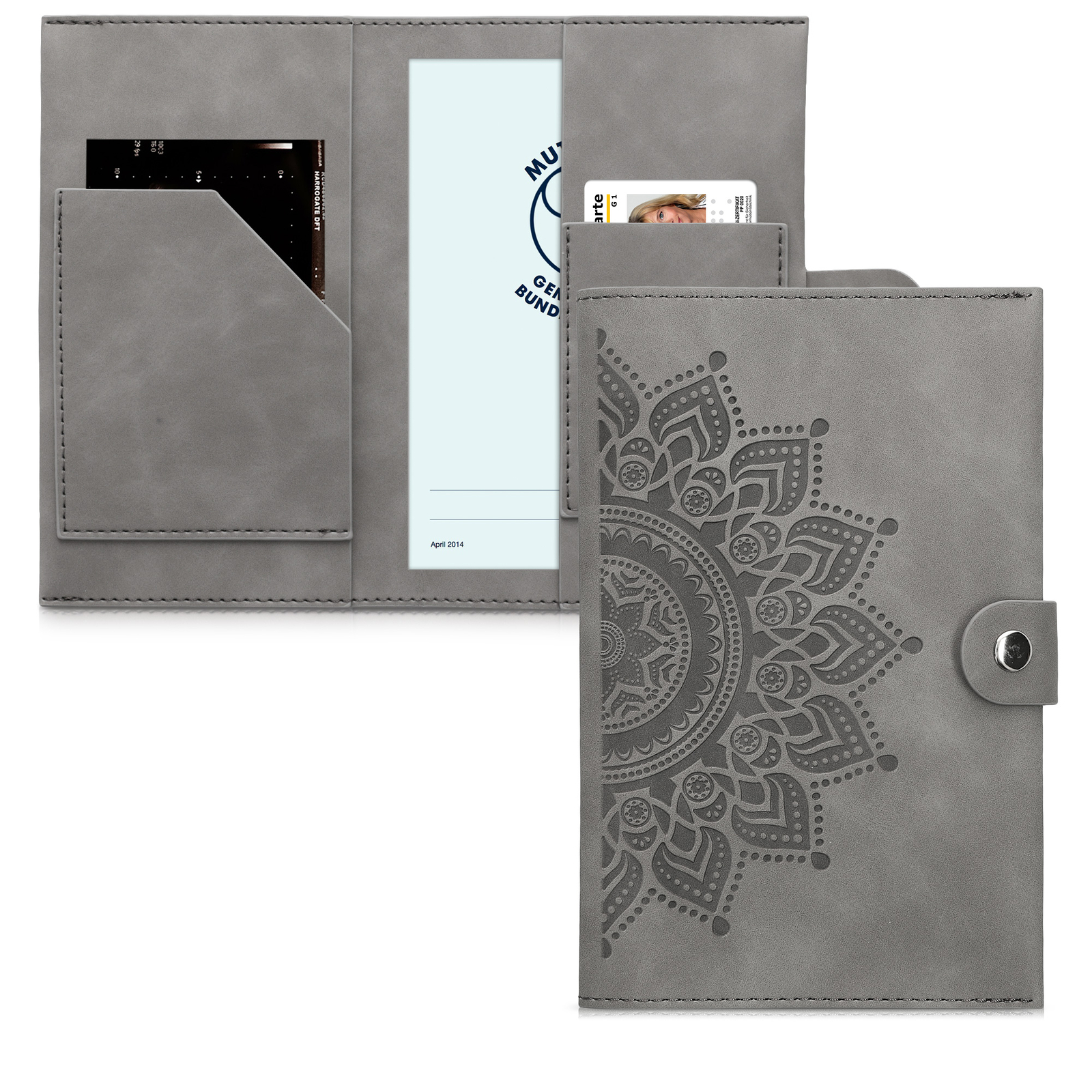 Mutter-Своеобразный пропуск Hlle Mutterpass sterreich с дополнительным корпусом Fchern Klapphlle 2290₽