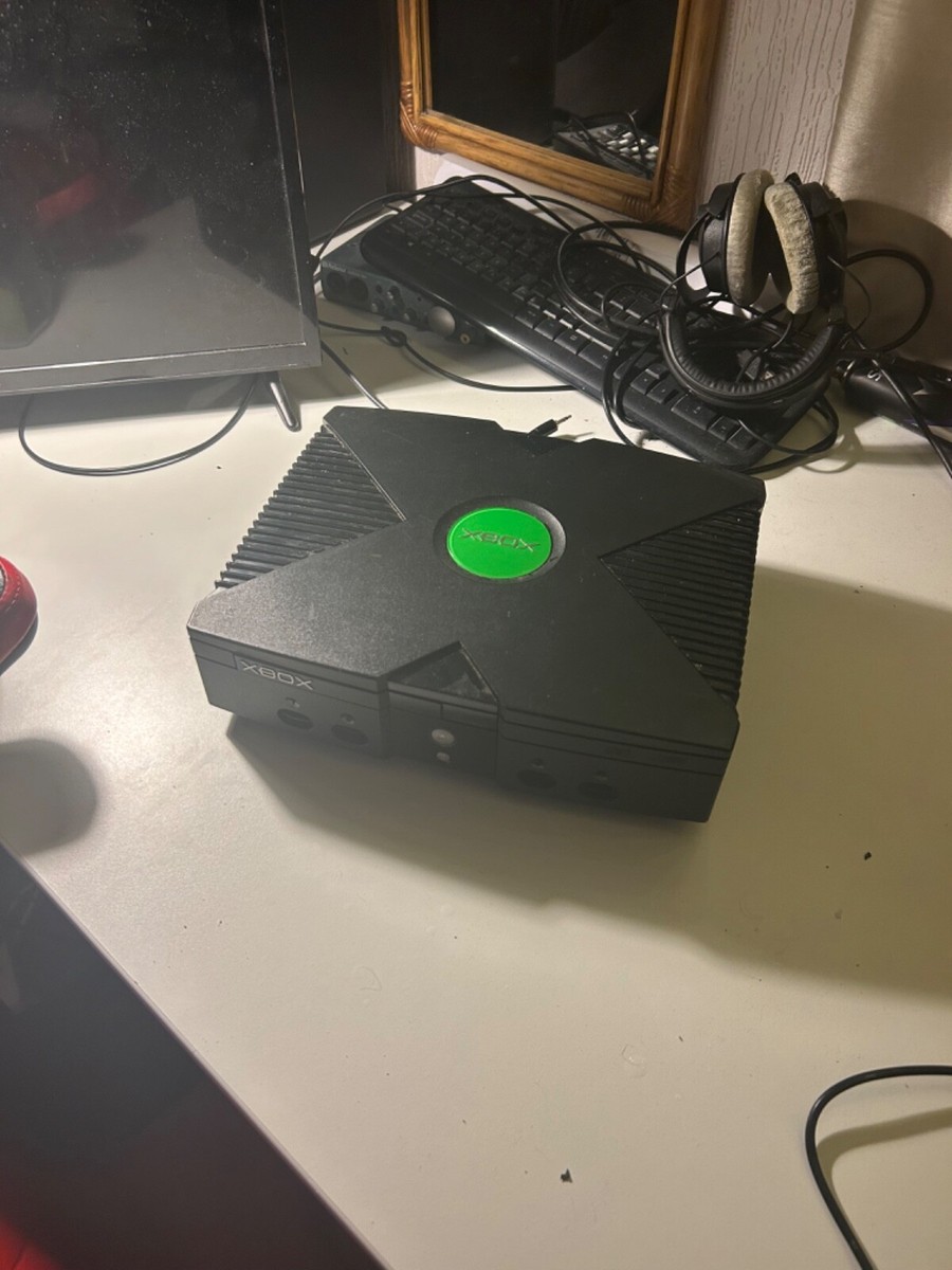 Microsoft Xbox Black Video Game Console X08-48873 FAULTY DISK