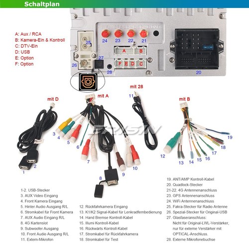8-Kern Android 13 CD Autoradio GPS Navi Für VW Golf 5/6 Passat Tiguan Seat Skoda - Bild 22 von 24
