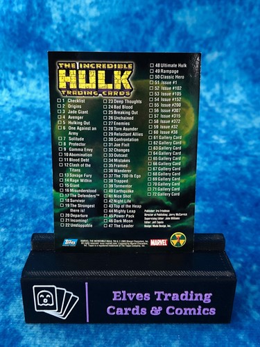 The Incredible Hulk SINGLE Non-Sport Trading card by Topps 2003 MARVEL - Picture 6 of 148