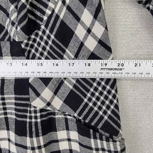 Eshakti Dress Womens Large Gray Black Plaid Flannel Dark Academia Preppy Classic - Picture 7 of 9