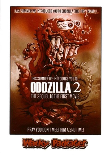 "Tarjetas adhesivas Wacky Packages Go To The Movies ""ELIGE UN SOLO"" SEPIA 👀 - Imagen 80 de 98