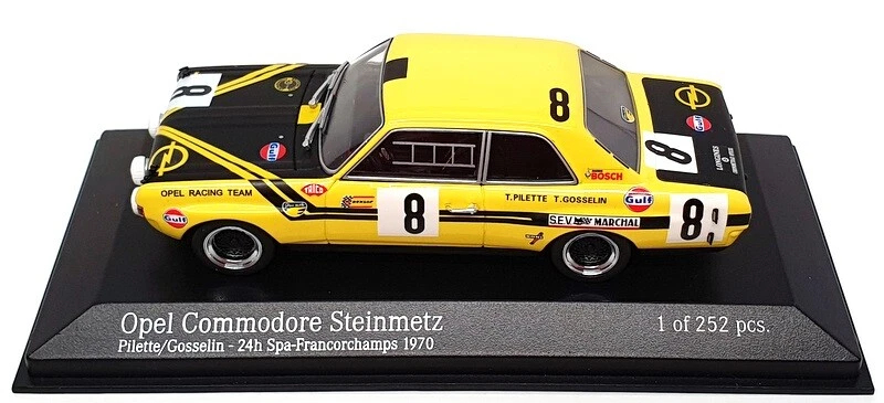 Minichamps 1/43 Scale 400 704608 - Opel Commodore A #8 24H Spa-Franc 1970 - Photo 4/4