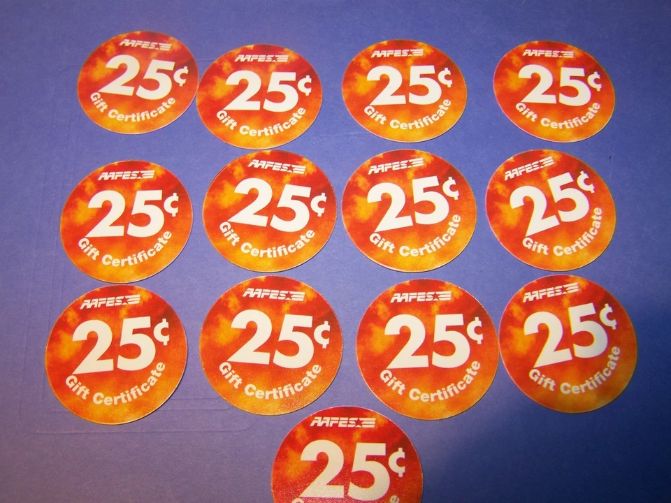 8 th Print Set 25 Cent AAFES Pogs 2006A printing About Uncir. - Image 3 of 3