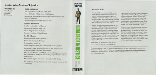 Doctor Who: Scales of Injustice : 3rd Doctor Novelisation - CD audiobook - Picture 6 of 6