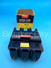 Federal Pacific 70 Amp 3 Pole Circuit Breaker NA FPE 240V NA370 3P70 *NEW READ