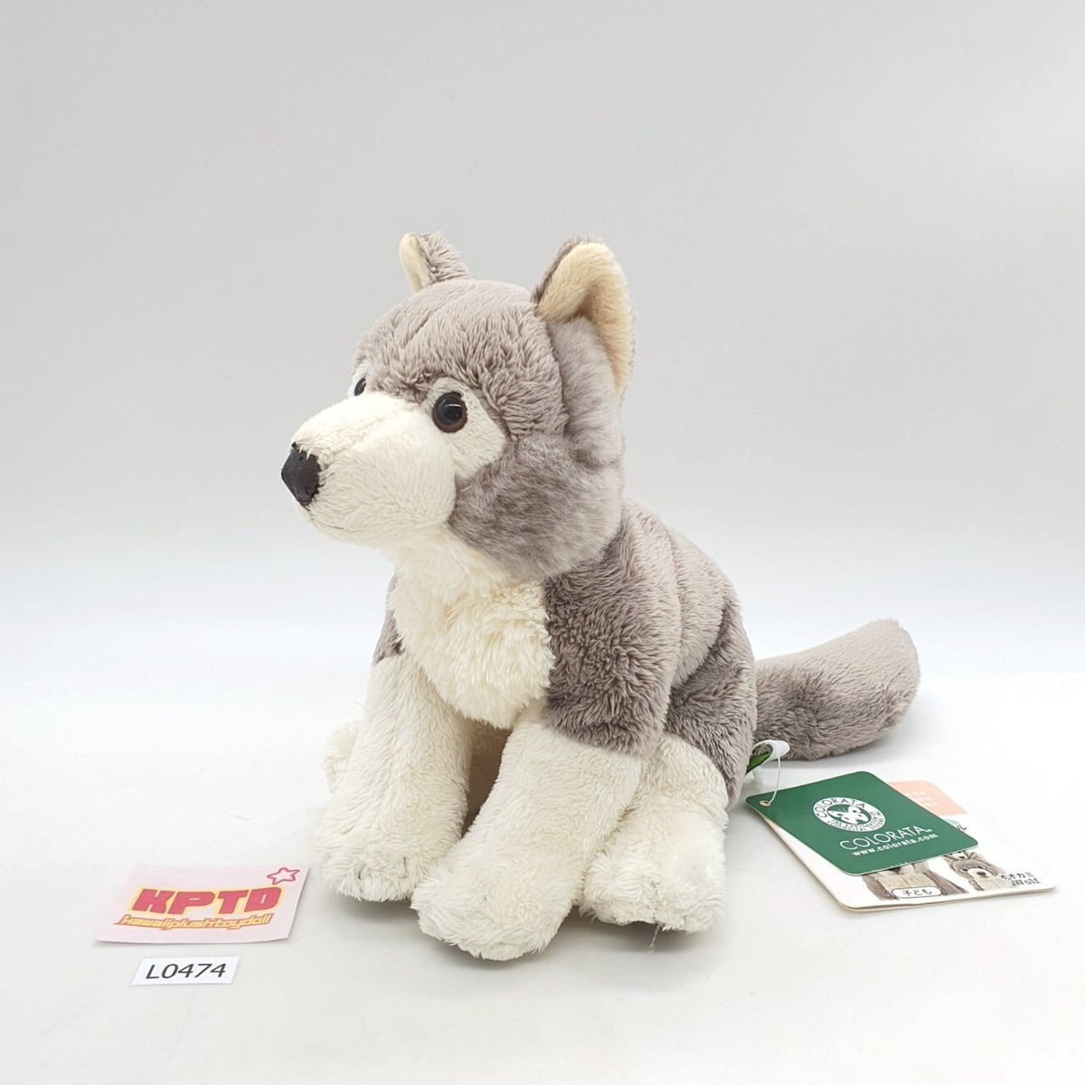 Wolf L474 Colorata Wolf Cub Earth Family COLORATA Plush 6.5