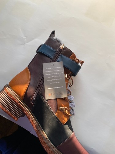 Patrizia by spring step Boots Sz 42 (10/2 - 11 U.S.) Hilvia/BRM w front NWOTGS - Picture 9 of 15