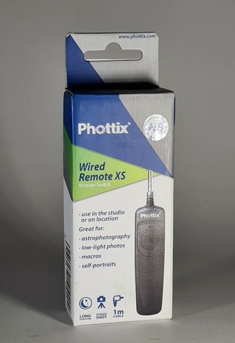 Phottix Wired Remote XS 1m Cable Replace Camera Shutter Release Button N8 - Picture 4 of 4