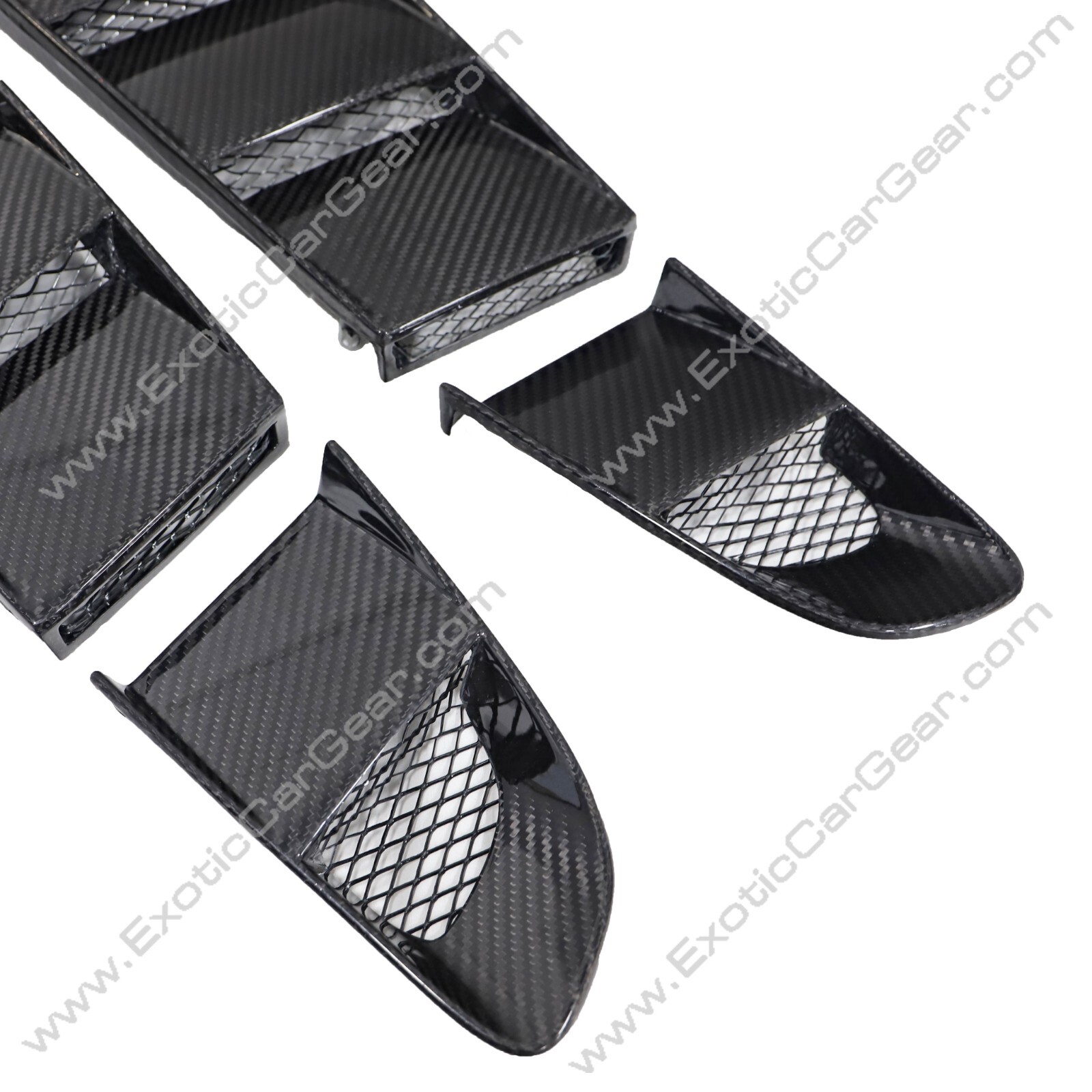 Audi R8 09-14 Spider Carbon Fiber Rear Window Louvers