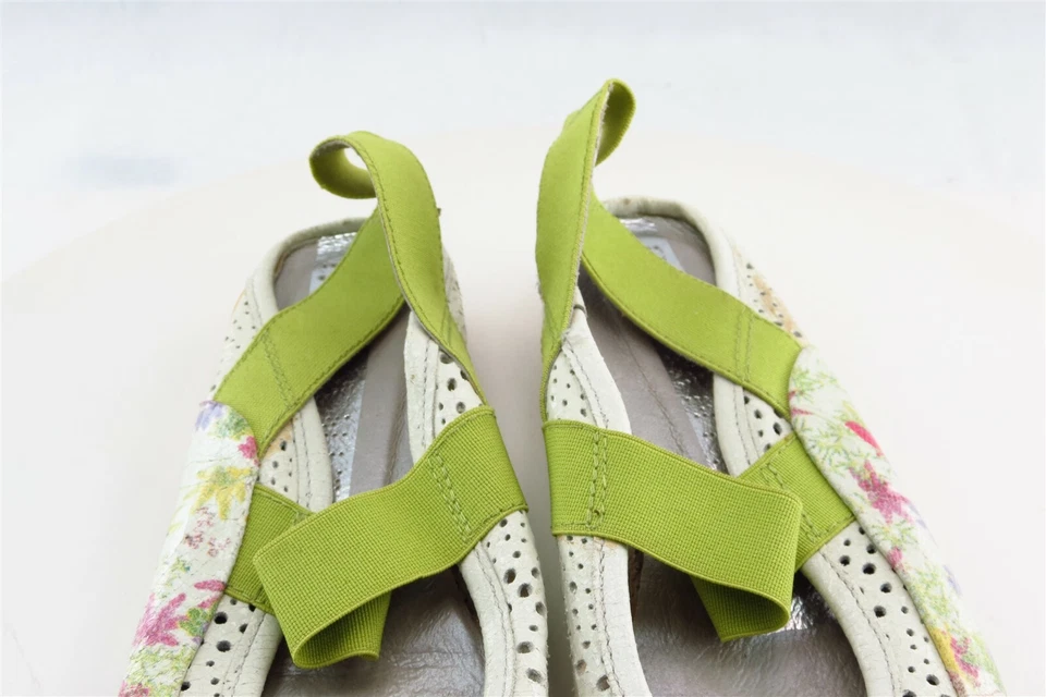 Hispanitas Talla 36 M Verde Punta Redonda Mary Jane Cuero Mujer Foto 3 de 4