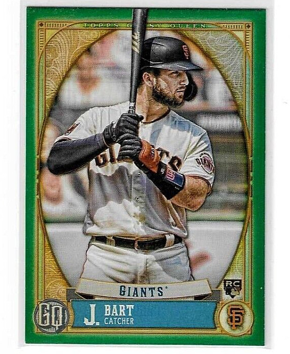 2021 Topps Gypsy Queen JOEY BART parallel GREEN rookie RC san francisco giants