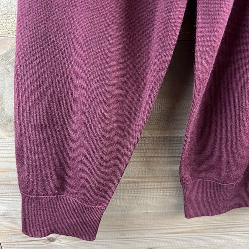 Express Herren Pullover Langarm 1/4 Zip Pulli weiche Merinowolle Größe XL - Bild 5 von 8