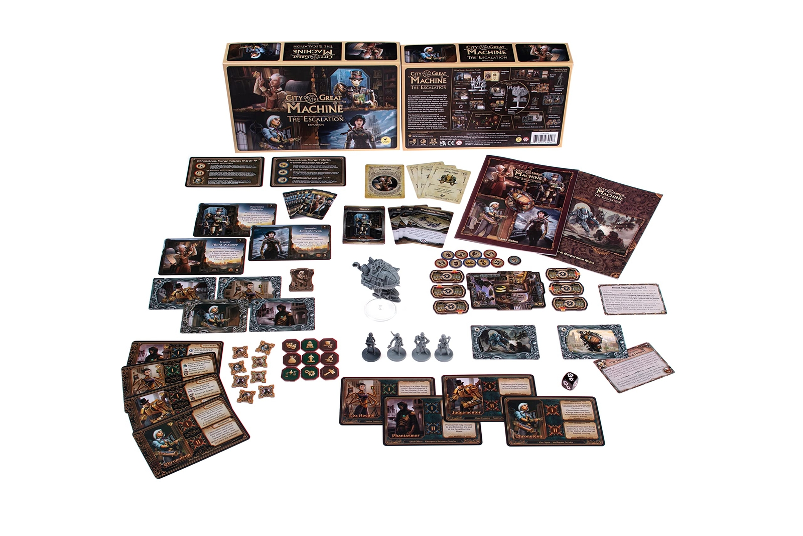 City of The Great Machine. The Escalation Board Game Expansion  1-4 Players   Ag