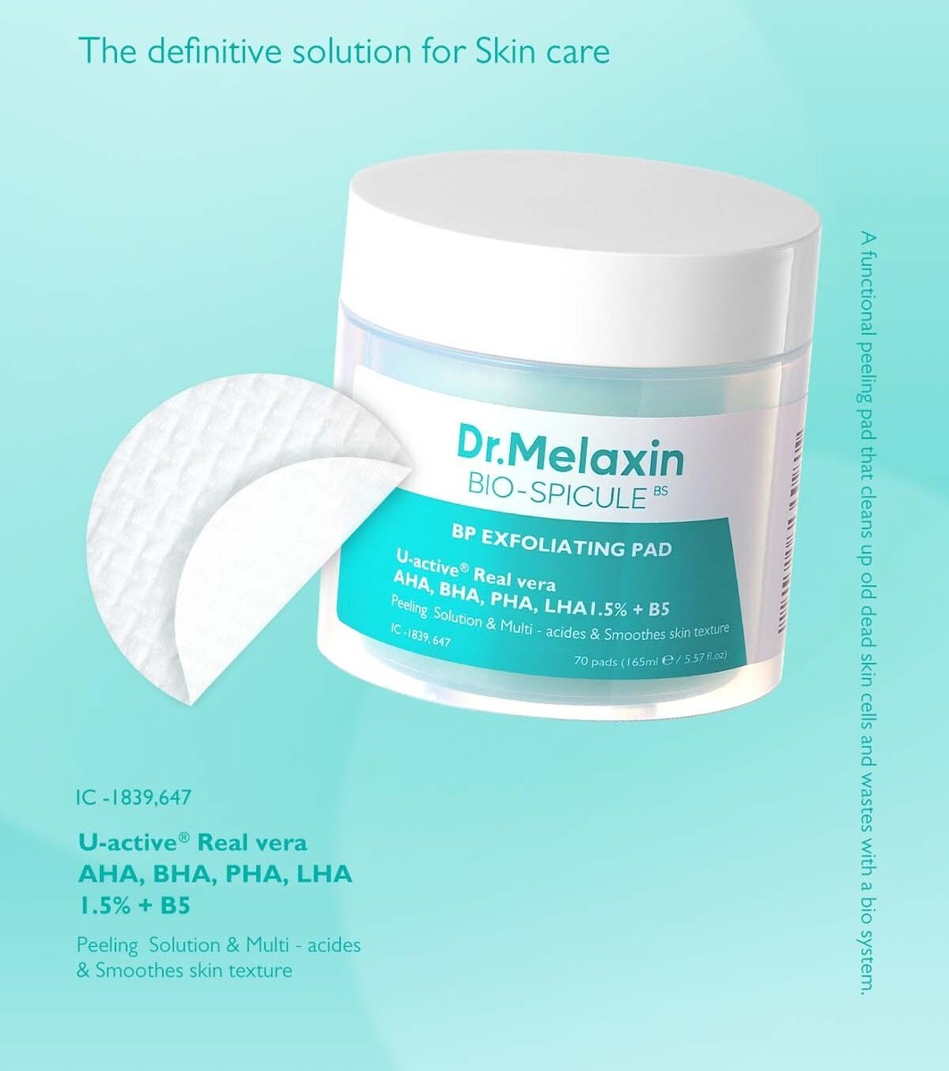 Dr.Melaxin] BP Bio Spicule Pore Exfoliating Toner Pad 70Pads,K