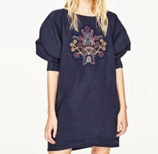Zara Embroidered Dresses for Women for sale - eBay