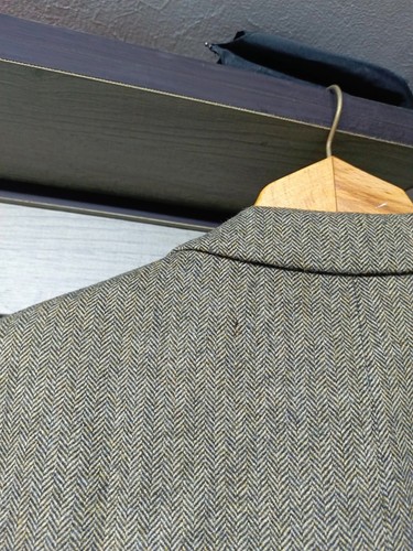 Vintage handtailored all worsted bespoke classic unique suit jacket blazer 42R - Picture 13 of 13