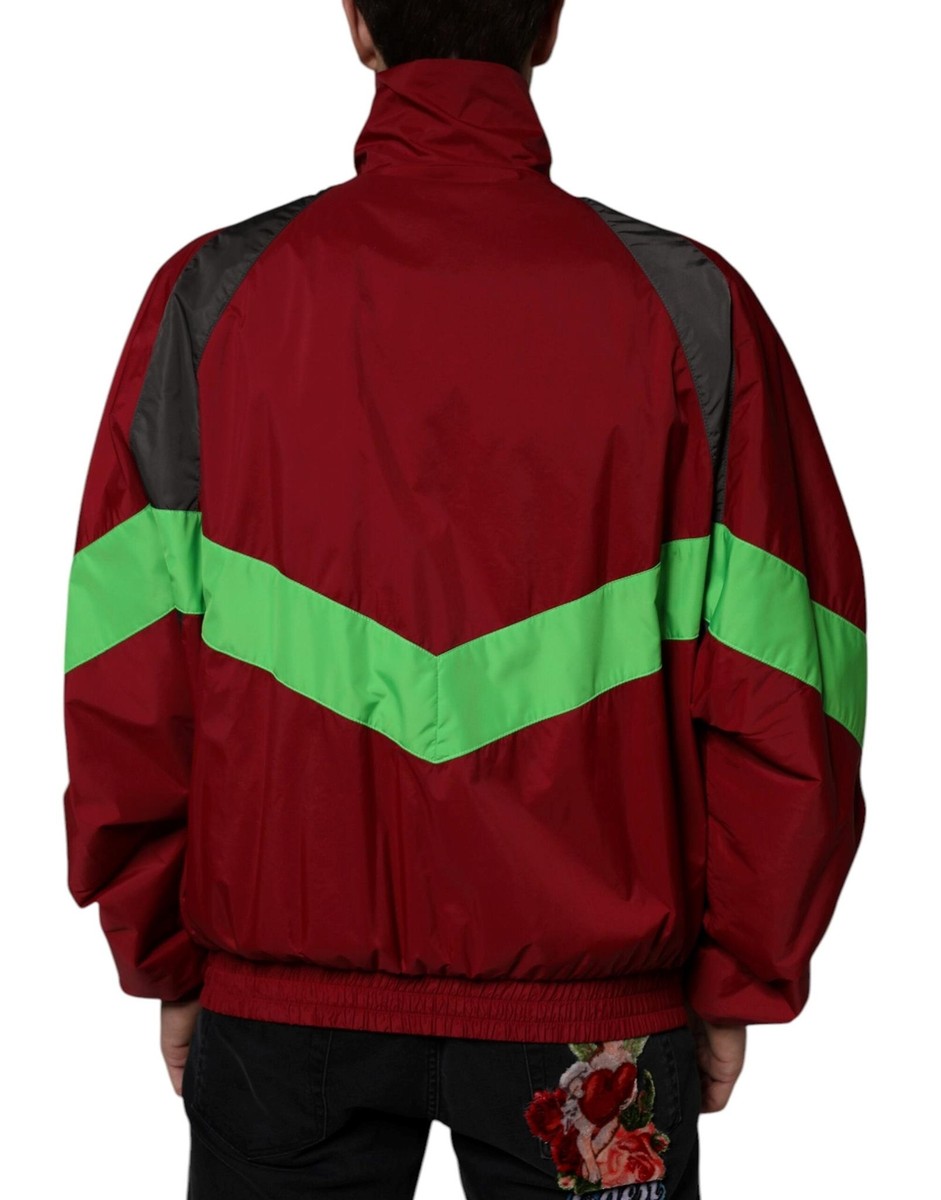 Dolce&Gabbana Men Multicolor Windbreaker Jacket Nylon Full