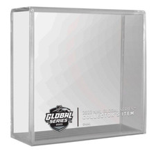 2023 NHL Global Series Empty Hockey Puck Holder - Melbourne, Sweden - NEW