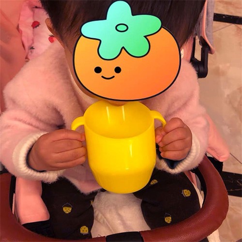 Drinking Cups Learning Drinking Cups Baby Feeding Bottle Baby Oblique Mouth Cup - Picture 2 of 13