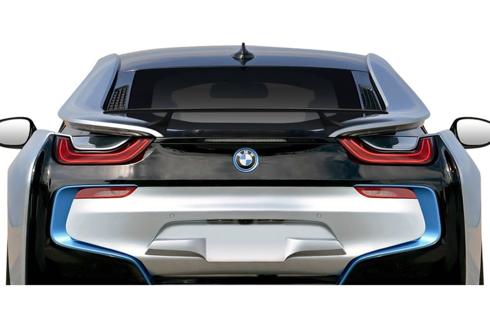 For BMW i8 14-20 GT Concept Style Fiberglass Rear Wing Spoiler Unpainted