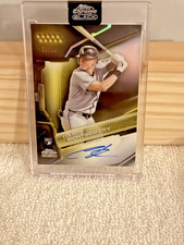 2026 Topps Chrome Black Colson Montgomery Gold Refractor Rookie Auto RC /50
