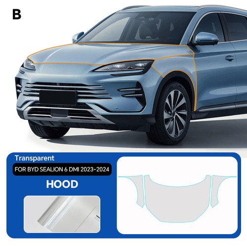 8.5Mil Full Front PreCut PPF Kit Paint Protection For BYD Sealion 6 DM-i 2023-UP - Picture 21 of 22