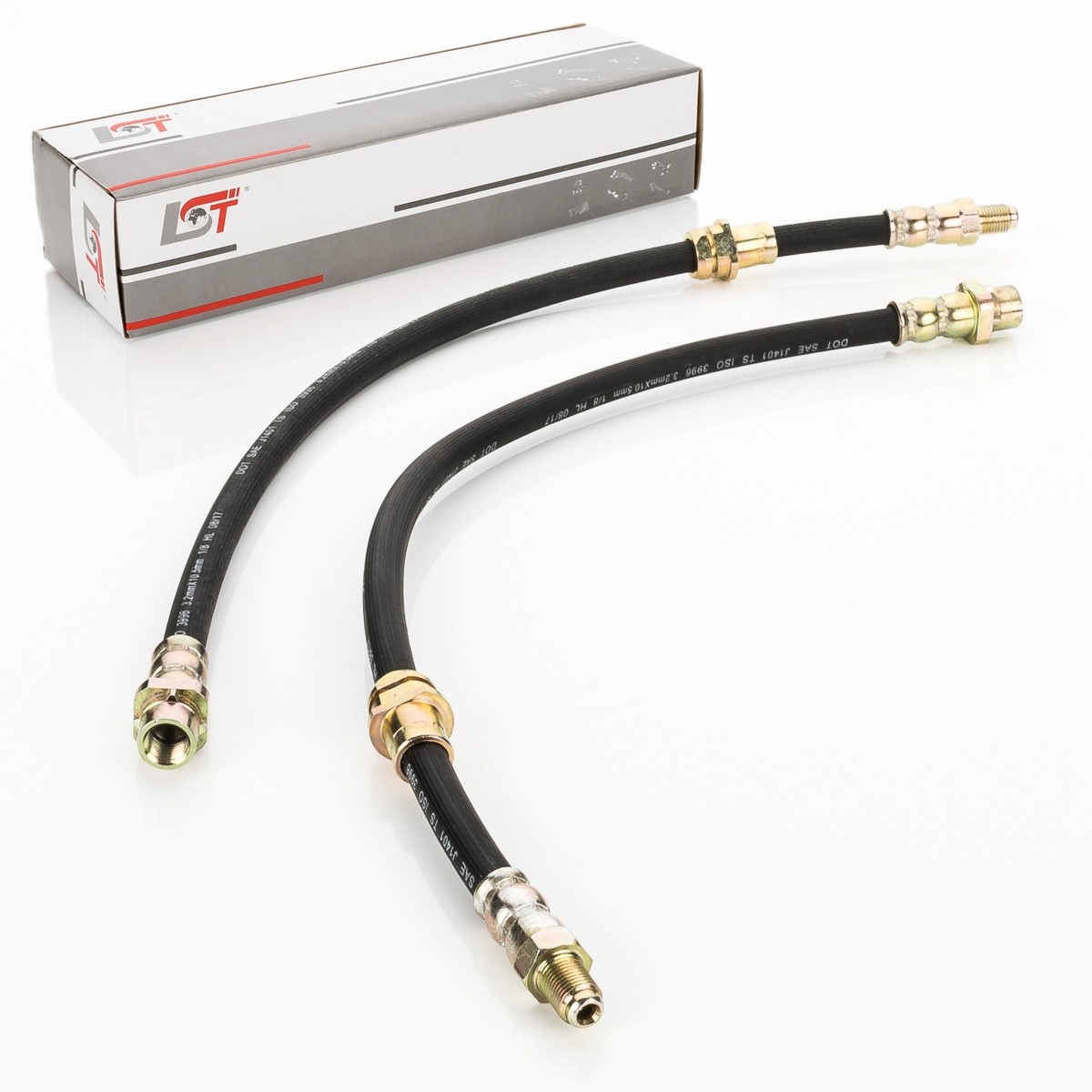 2X Brake Hose Brake Line Rear For BMW X5 E70 F15 - 430 Mm
