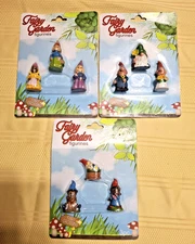 Greenbrier International Fairy Garden Figurines 3 packages 9 Gnomes NEW