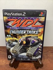 WDL Thunder Tanks - Sony Playstation 2 PS2  CIB Complete With Manual