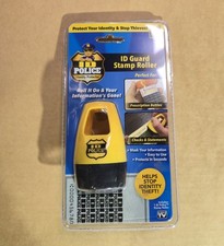 ID Police - Identity Protection - Roller Stamp by BulbHead - Helps Stop ID Theft