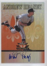 2012 Leaf Valiant Orange 21/99 Andrew Heaney #VA-AH1 Auto 0t3