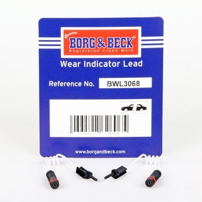 BORG & BECK BWL3068 Brake Pad Wear Warning Contact Rear Fits Mercedes-Benz VW LT
