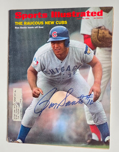 Ron Santo Signed - Autograph Sports Illustrated 6/30/69 Chicago Cubs HOF