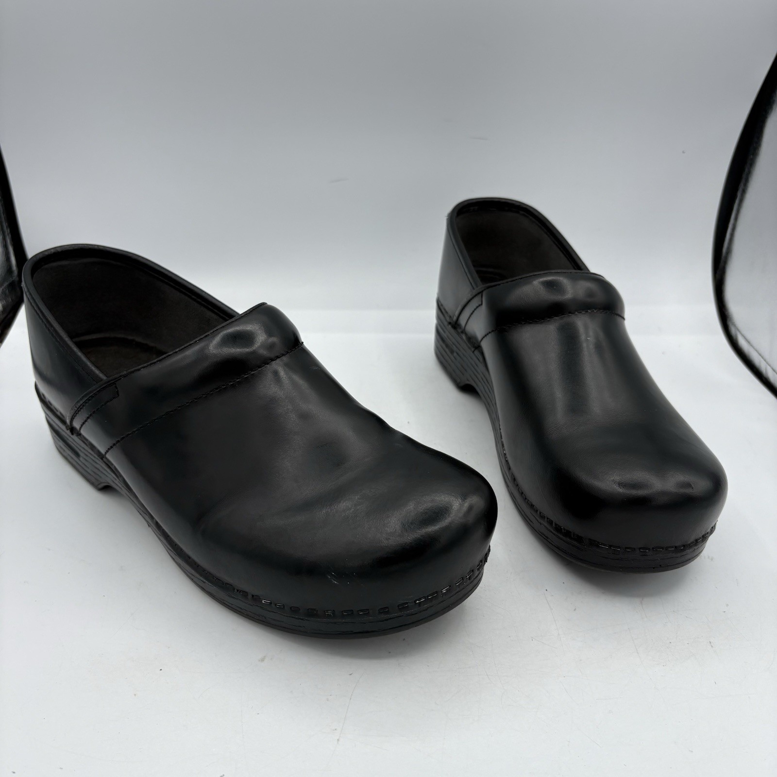 Dansko Shoes Clogs Women Size 11 EU 43 Black Slip On Pro Nursing Comfort