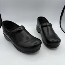 Dansko Shoes Clogs Women Size 11 EU 43 Black Slip On Pro Nursing Comfort