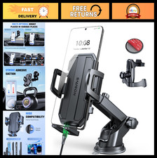 3-in-1 Universal Car Phone Holder - Dashboard, Windshield &amp; Vent Mount for iPhon