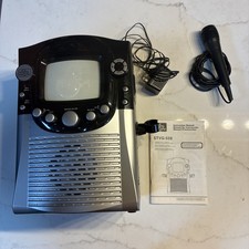 The Singing Machine STVG-559 All-in-one Karaoke System Echo AUX In Black/Silver